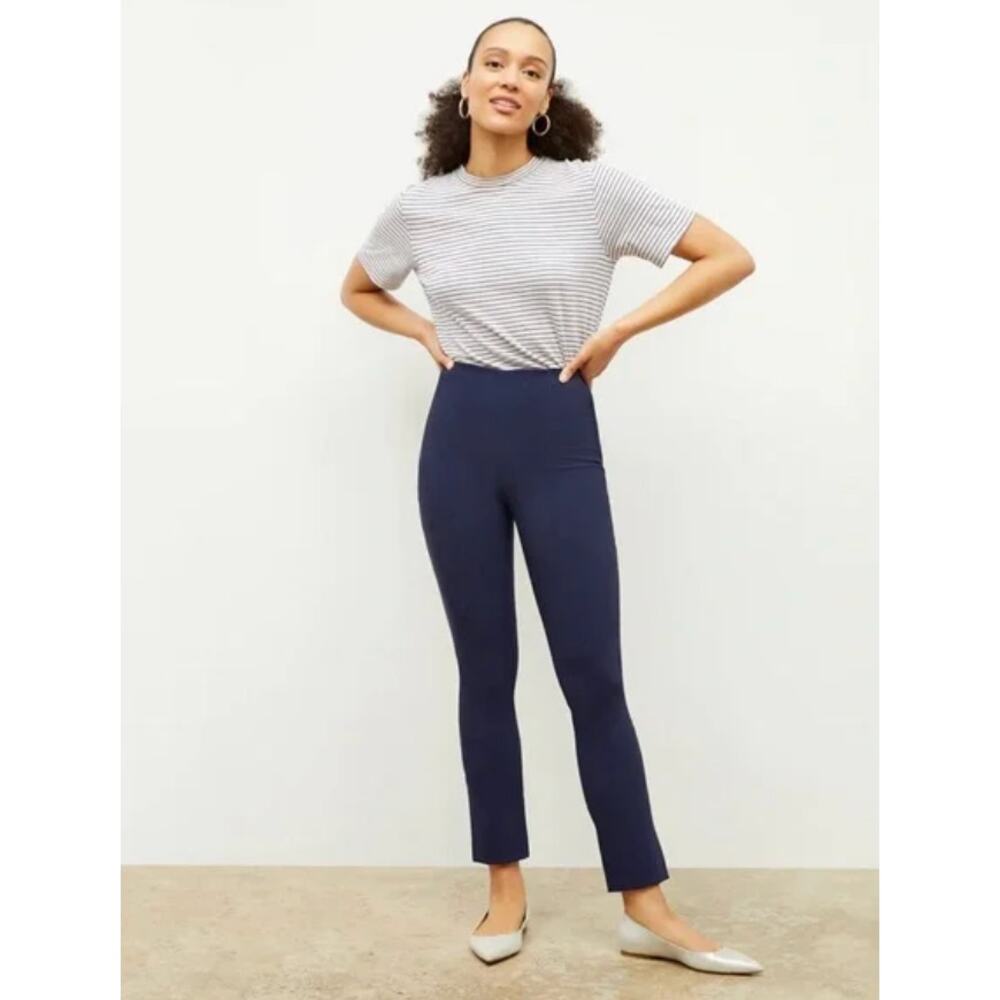 M.M. LaFleur  The Foster Cigarette Pant PowerStretch in Dark Navy‎